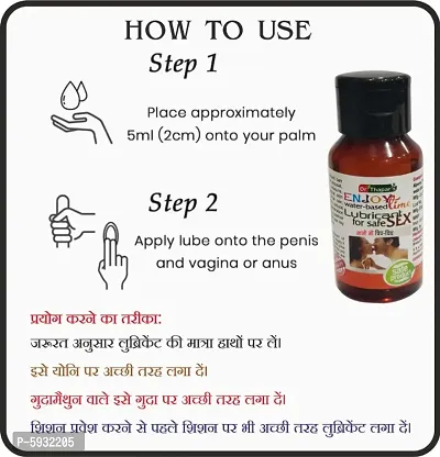 Premium BRAND Water Based Herbal Lubricant for SAFE SEX-thumb2