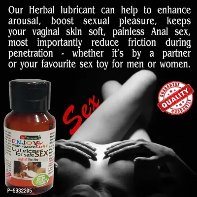 Premium BRAND Water Based Herbal Lubricant for SAFE SEX-thumb3
