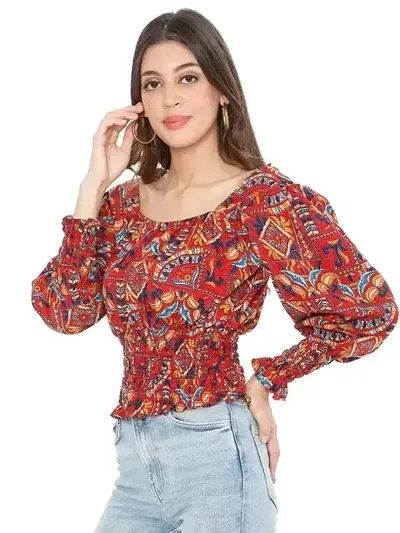 WOMEN CREPE TOP