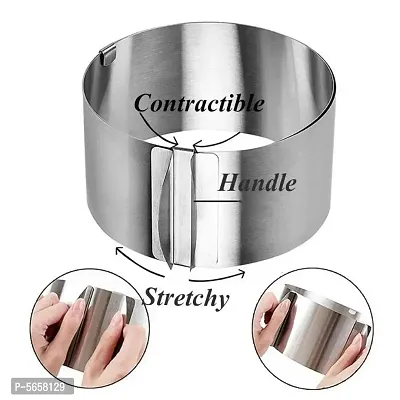 Stainless Adjustable Cake Mousse Mould Ring-thumb2