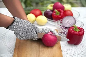 Cut Resistant Gloves High Performance Level 5 Protection Food Grade Kitchen Glove for Hand Safety While Cutting Cooking Doing Yard Work (Free Size)-thumb2