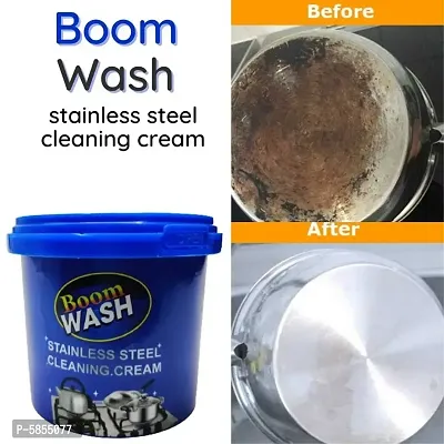 Boom Wash Stainless Steel Kitchen Utensil Cleaning Cream Paste Cleaner.-thumb0
