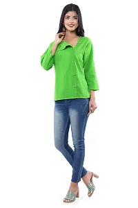 DhanNath Casual Asymmetric Self Design Womentop-thumb4