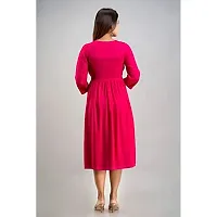 Kidaroo Rayon Embroidry Worked Maternity Gown (Dress)-thumb3