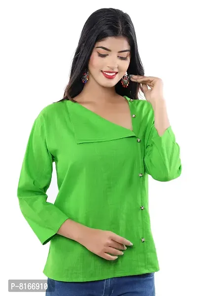 DhanNath Casual Asymmetric Self Design Womentop-thumb1