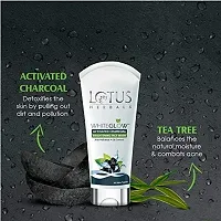 Lotus Herbals WHITEGLOW Activated Charcoal Anti-Pollution Brightening Facewash 50g-thumb3