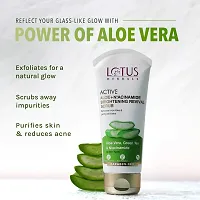 Lotus Herbals Active Aloe + Niacinamide Brightening Revival Scrub 100gm-thumb1