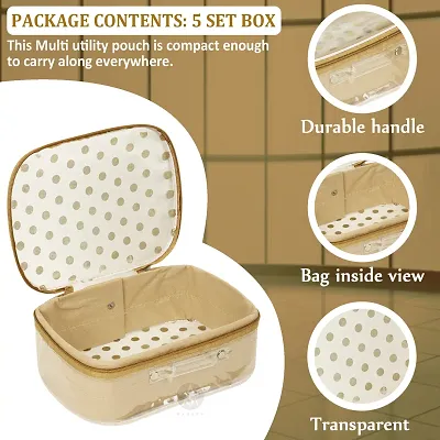 Buy Classic Combo Pack Of 8 Muti-Compartmentvanity Box Cosmetic Bag, Bangle  Box, Bridal Organizer, Storage Case Vanity Box - Lowest price in India