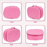 Classic Pack of 3 Pink Stylish Cosmetic Box, Makeup Kit, Makeup Organizer, Bridal Organizer-thumb2