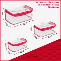 Pack Of 8 Pieces Muti-Compartmentvanity Box Cosmetic Bag, Bridal Organizer, Storage Case Vanity Box-thumb4