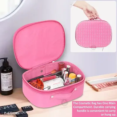 Classic Pack of 3 Pink Stylish Cosmetic Box, Makeup Kit, Makeup Organizer, Bridal Organizer-thumb3