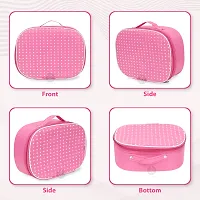 Classic Pack of 3 Pink Stylish Cosmetic Box, Makeup Kit, Makeup Organizer, Bridal Organizer-thumb4