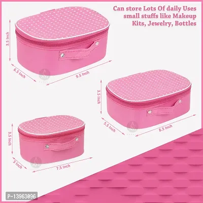 Supreme Quality Pink Star Makeup box, Storage cases,Cosmetics box, Vanity box-thumb4