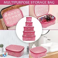 5 pieces of Fashionable Makeup Kit box, Spacious interior, Storage case, Jewellery Vanity Box-thumb4