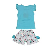 Kids wear for Girls Top and Pant 100% Cotton Baby Wear.-thumb2