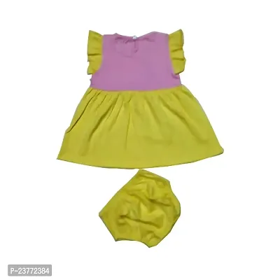 Kids wear for Girls Frock and Pant 100% Cotton Baby Wear.-thumb3