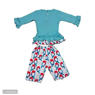 Kids wear for Girls Frock and Pant 100% Cotton Baby Wear.-thumb3