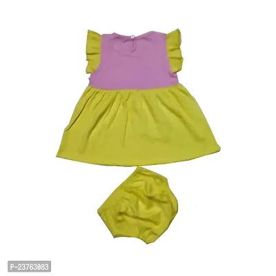 Berries Fashion Frock and Pant 100% Cotton Baby Wear.-thumb3