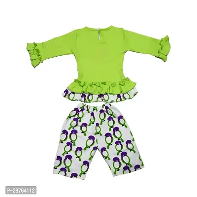 Kids wear for Girls Girl Top and Pant 100% Cotton Baby Wear.-thumb3