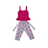 Kids wear for Girls Frock and Pant 100% Cotton Baby Wear.-thumb2