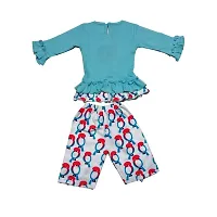 Kids wear for Girls Frock and Pant 100% Cotton Baby Wear.-thumb2