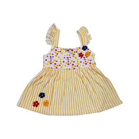 Berries Fashion Girl Frock and Pant 100% Cotton Baby Wear.