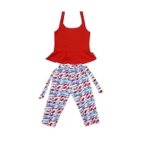 Berries Fashion Girl Top and Pant 100% Cotton Baby Wear.-thumb2