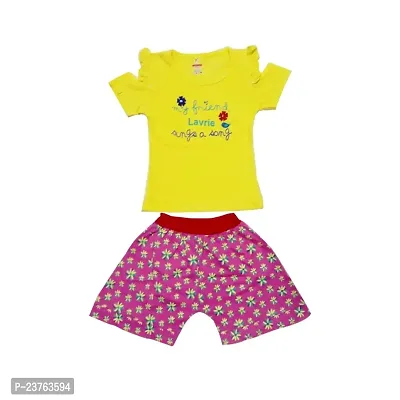 Berries Fashion Girl Top and Pant 100% Cotton Baby Wear.