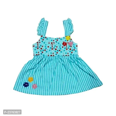 Kids wear for Girls Frock and Pant 100% Cotton Baby Wear.-thumb0