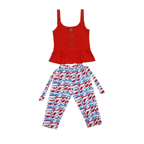 Berries Fashion Girl Top and Pant 100% Cotton Baby Wear.