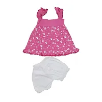 Berries Fashion Girls Frock  Pant 100% Cotton Baby Wear-thumb2