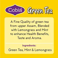 Cobia Green Tea (Mint + lemongrass) 30 Tea bags Pack of 5-Price Incl. Shipping-thumb1