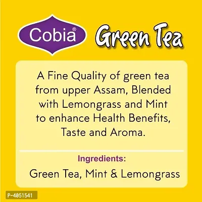 Cobia Green Tea (Mint + lemongrass) 30 Tea bags Pack of 5-Price Incl. Shipping-thumb2