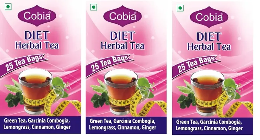 Cobia Diet Slimming Herbal Tea Combo; Regular Masala Tea