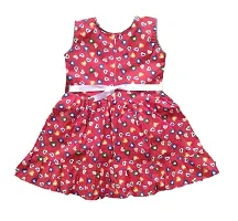 Trendy Beautiful Cotton Frock for Girls-thumb1