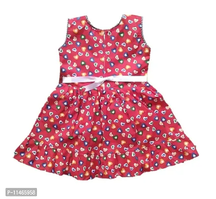 Trendy Beautiful Cotton Frock for Girls-thumb2