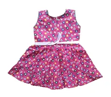 Trendy Beautiful Cotton Frock for Girls-thumb1
