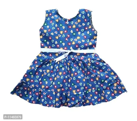 Trendy Beautiful Cotton Frock for Girls-thumb2