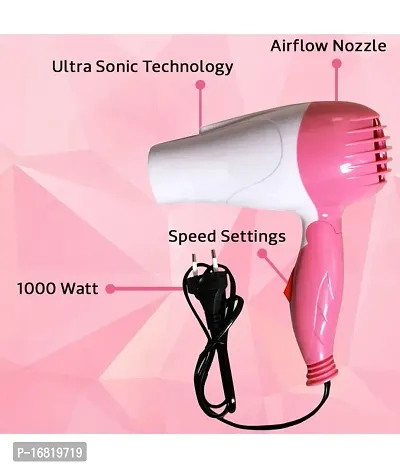 Buy 1 Get 1 Free Hair Dryer NV -1290 And Rechargeable Folding Mini Fan-thumb2