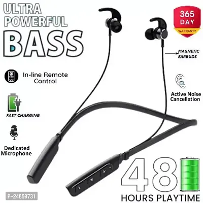 Series Top selling - Low Price high Bass headphones/earphones/ Bluetooth Neckband Bluetooth Headset with 40 hr battery-thumb0