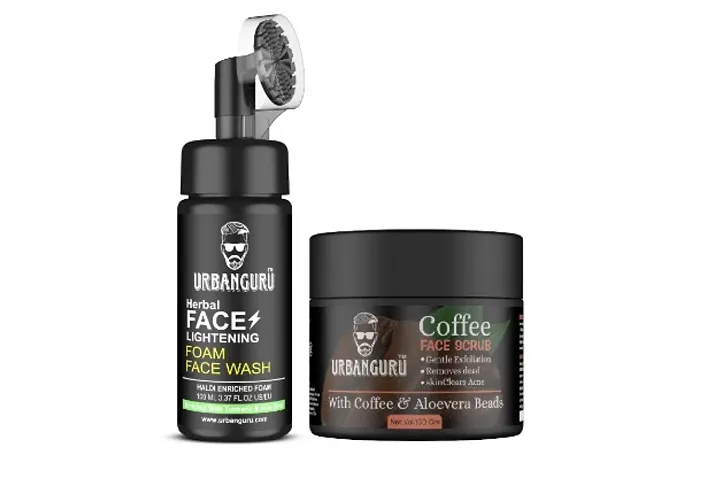 URBANGURU Face Wash And Face Scrub Combo