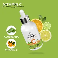 URBANGURU Men  Women Advanced Vitamin C Face Serum with Hyaluronic, Ferulic  Kojic Acid, Niacinamide, Green Tea, 30ml-thumb1