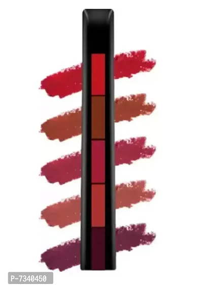 Premium Quality 5 In 1 Lipstick Red Editi-thumb0