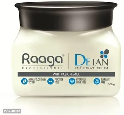 RAAGA PROFESSIONAL De Tan with Kojic and Milk for Radiant Skin  (500 g)-thumb0