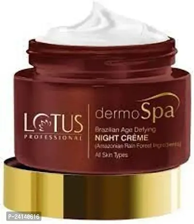 Lotus Professional Dermo Spa Japanese Sakura Skin Whitening and Illuminating Night Creme with SPF20, 50g-thumb0