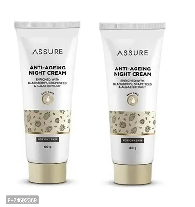 Assure Anti Aging Night Cream 60 g (Pack Of 2)-thumb0