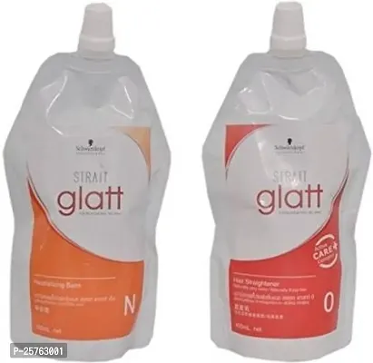 Schwarzkopf STRAIT GLATT NO. N NEUTRALIZING BALM  NO. O HAIR STRAIGHTENER CREAM Hair Cream Hair Cream  (800 ml)