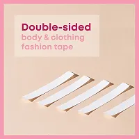 Body Tape for Women Boob Tape Fashion Double Sided Tape for Clothes Bra Fabric | Invisible  Gentle on Skin Sweatproof All Day Strength Adhesive for Necklines, Dress, Straps (36 PCS-thumb2