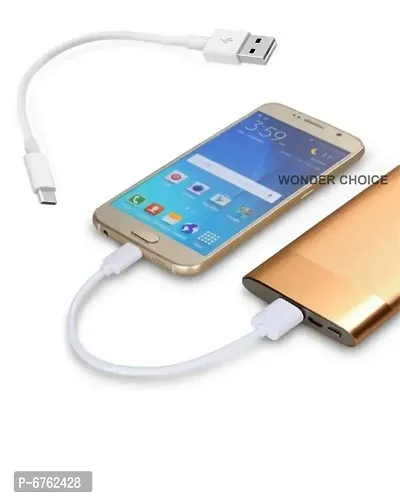 2.1 Amp Quick Fast Charging and Data Transfer USB Type C Power Bank Cable