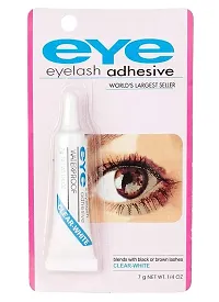 Combo of Clear Tone Waterproof False Eyelashes Makeup Adhesive Eye Lash Glue - (Pack of 3)-thumb3